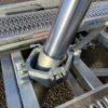 Remolque volquete trilateral Saris K3 406 x 204, 3500 kg, triple eje, con freno, ballestas