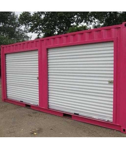 20-Fuß-Container mit 2 Sektionaltoren
