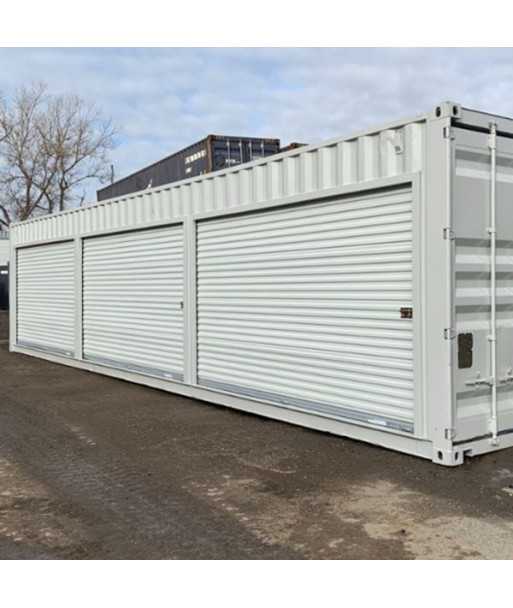 40-Fuß-Container mit 3 Sektionaltoren