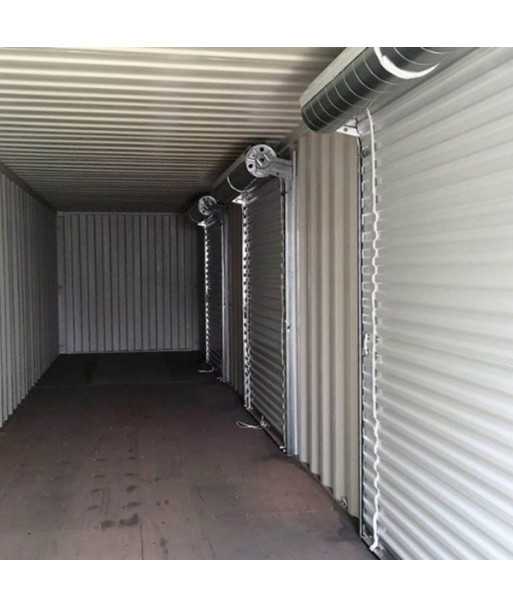 40-Fuß-Container mit 3 Sektionaltoren