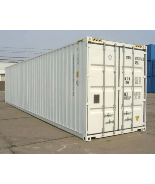 40-Fuß-Seecontainer, weiß – Neu