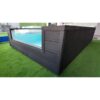 Starres oberirdisches Stahlschwimmbecken, Wasser