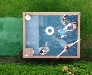 Modulares Spa mit Whirlpool und Komfortpaket, 3,0 m x 2,5 m