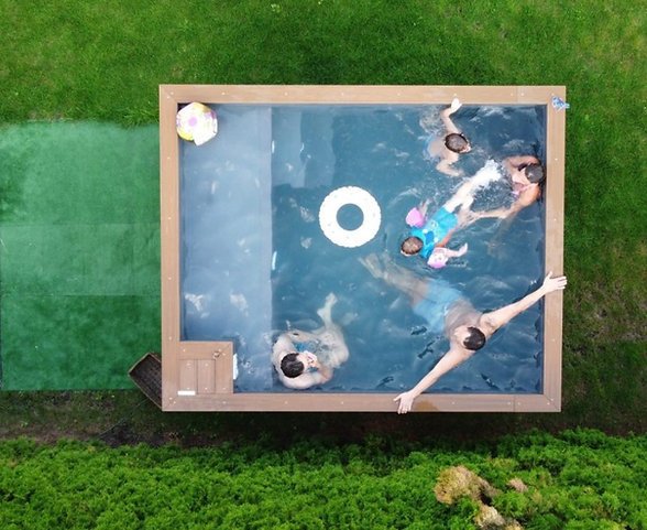 Modulares Spa mit Whirlpool und Komfortpaket, 3,0 m x 2,5 m