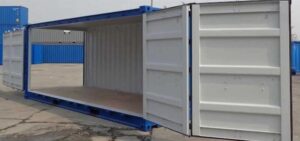20-Fuß-High-Cube-Seecontainer mit offenen Seiten