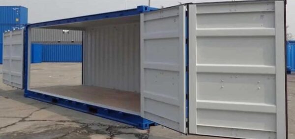 20-Fuß-High-Cube-Seecontainer mit offenen Seiten
