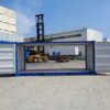 20-Fuß-Doppeltür-Seecontainer (offene Seite)