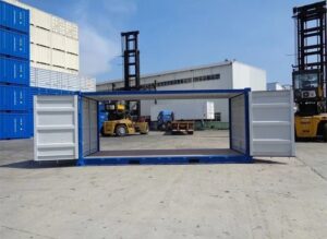 20-Fuß-Doppeltür-Seecontainer (offene Seite)