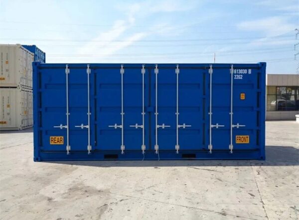 20-Fuß-Doppeltür-Seecontainer (offene Seite)