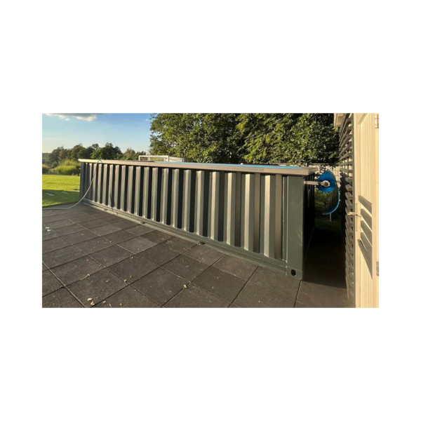 Gebrauchsfertiger Containerpool (6,2 m x 2,5 m), Komfortpaket