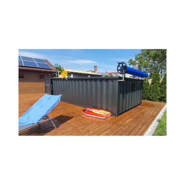 Gebrauchsfertiger Containerpool (6,2 m x 2,5 m), Komfortpaket