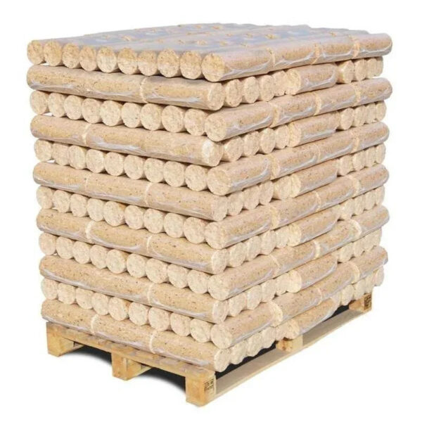 nadelholzbriketts-rund-ohne-loch-960kg-palette (1) (2) Nadelholzbriketts rund, ohne Loch 960kg Palette